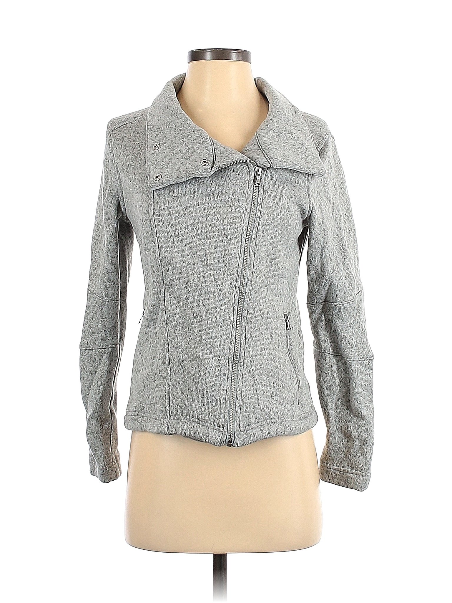 Active by Old Navy Solid Gray Jacket Size XS - 81% off | thredUP