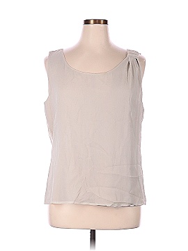 St. John Sleeveless Silk Top (view 1)