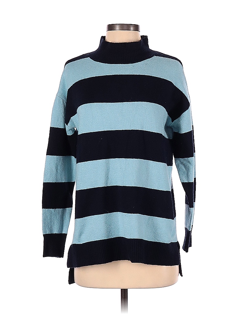 Ann Taylor LOFT Stripes Blue Pullover Sweater Size XXS - photo 1