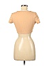 Shein 100% Polyester Tan Short Sleeve T-Shirt Size 6 - photo 2