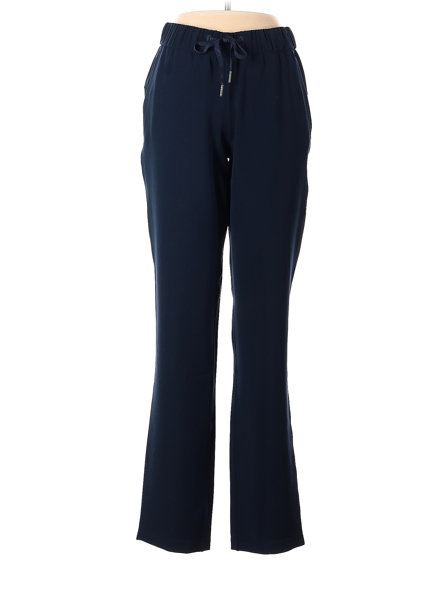 Lululemon Athletica 100 Polyester Solid Blue Active Pants Size 6 55