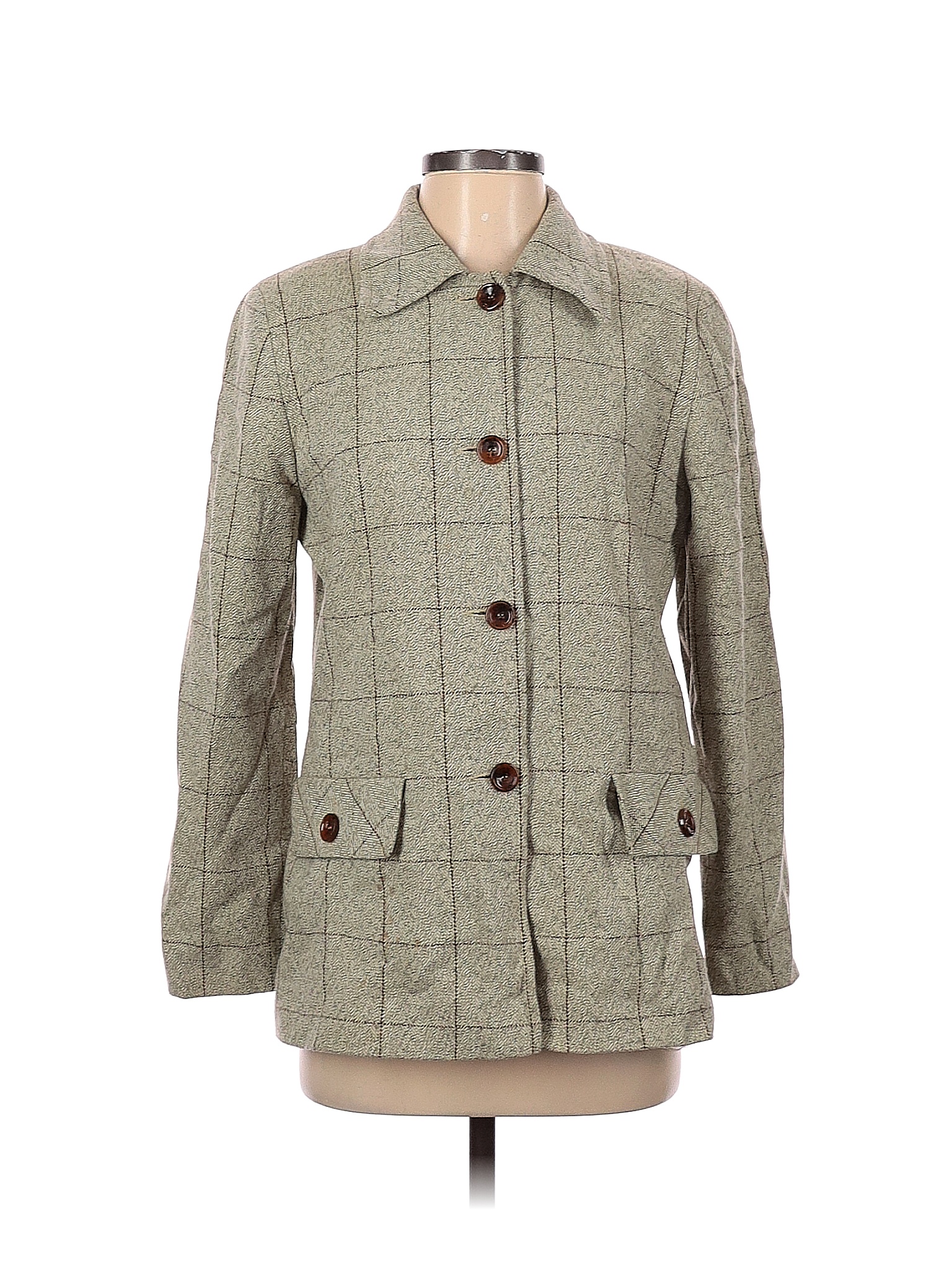 Casual Corner Green Jacket Size 4 68 off thredUP