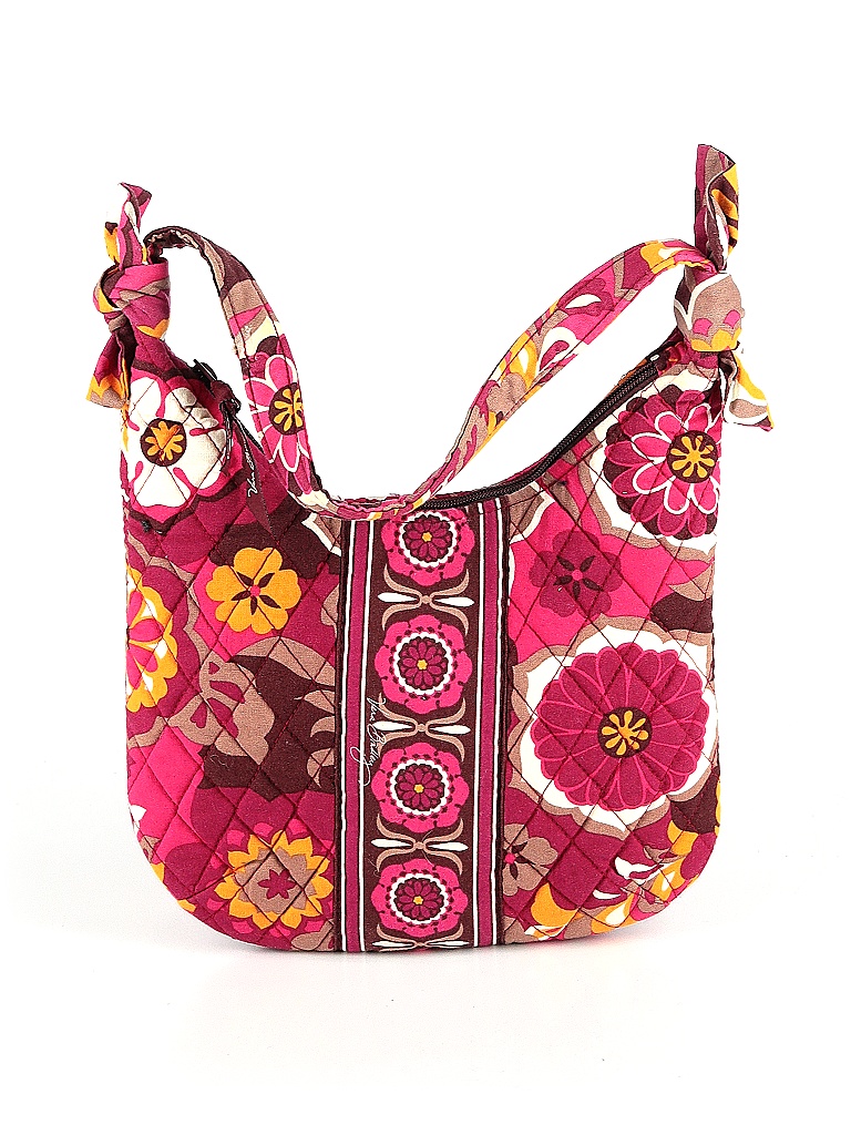 Vera Bradley 100 Cotton Floral Pink Shoulder Bag One Size 61 off