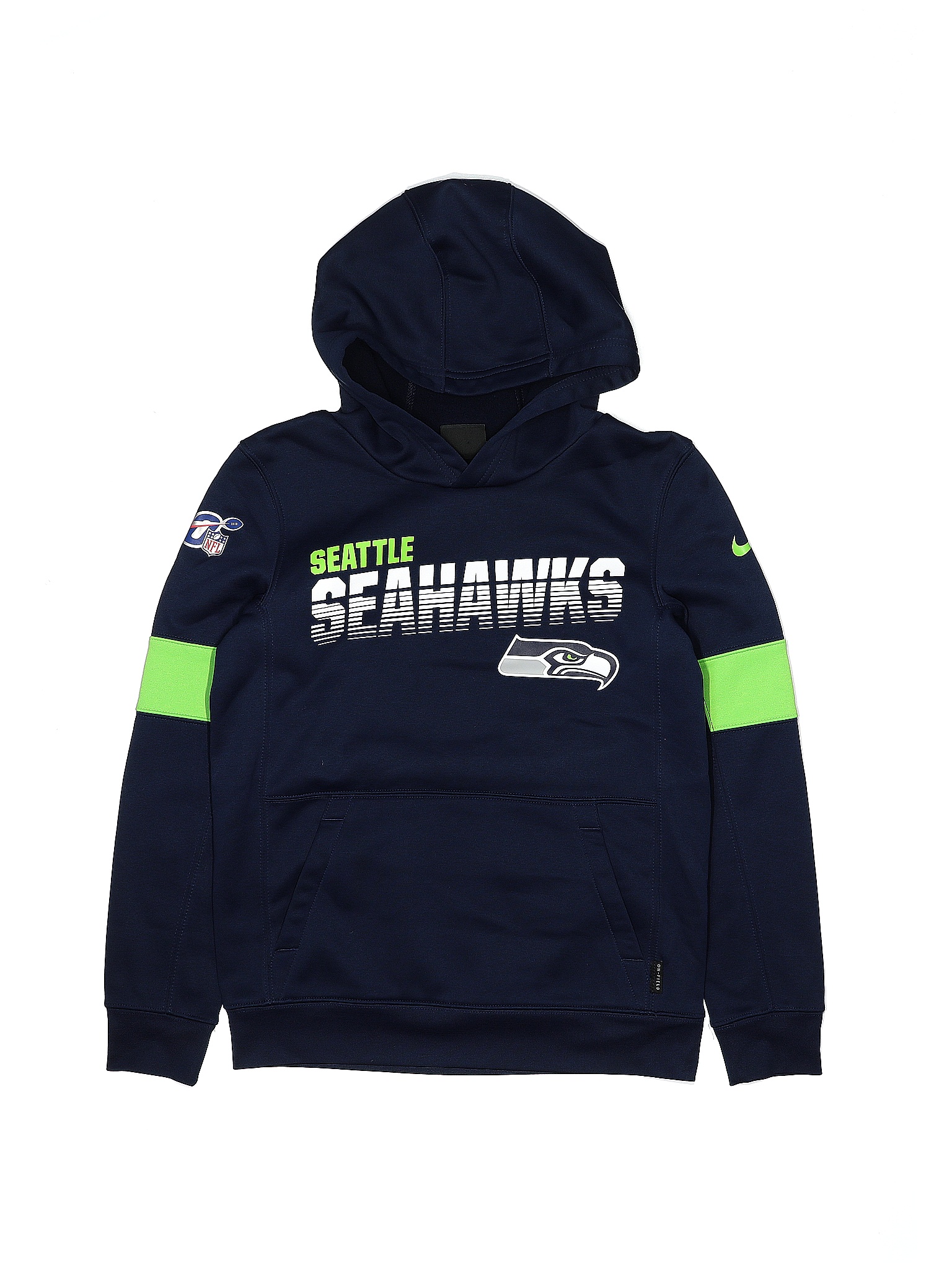 Nike 100 Polyester Blue Pullover Hoodie Size M (Kids) 67 off thredUP