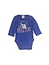 NFL Solid Blue Long Sleeve Onesie Size 0-3 mo - photo 1