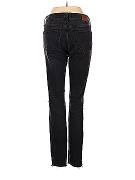 Madewell 9" Mid-Rise Skinny Jeans in Black Sea (view 2)