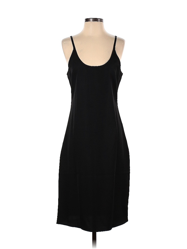 Misslook Solid Black Casual Dress Size S - photo 1