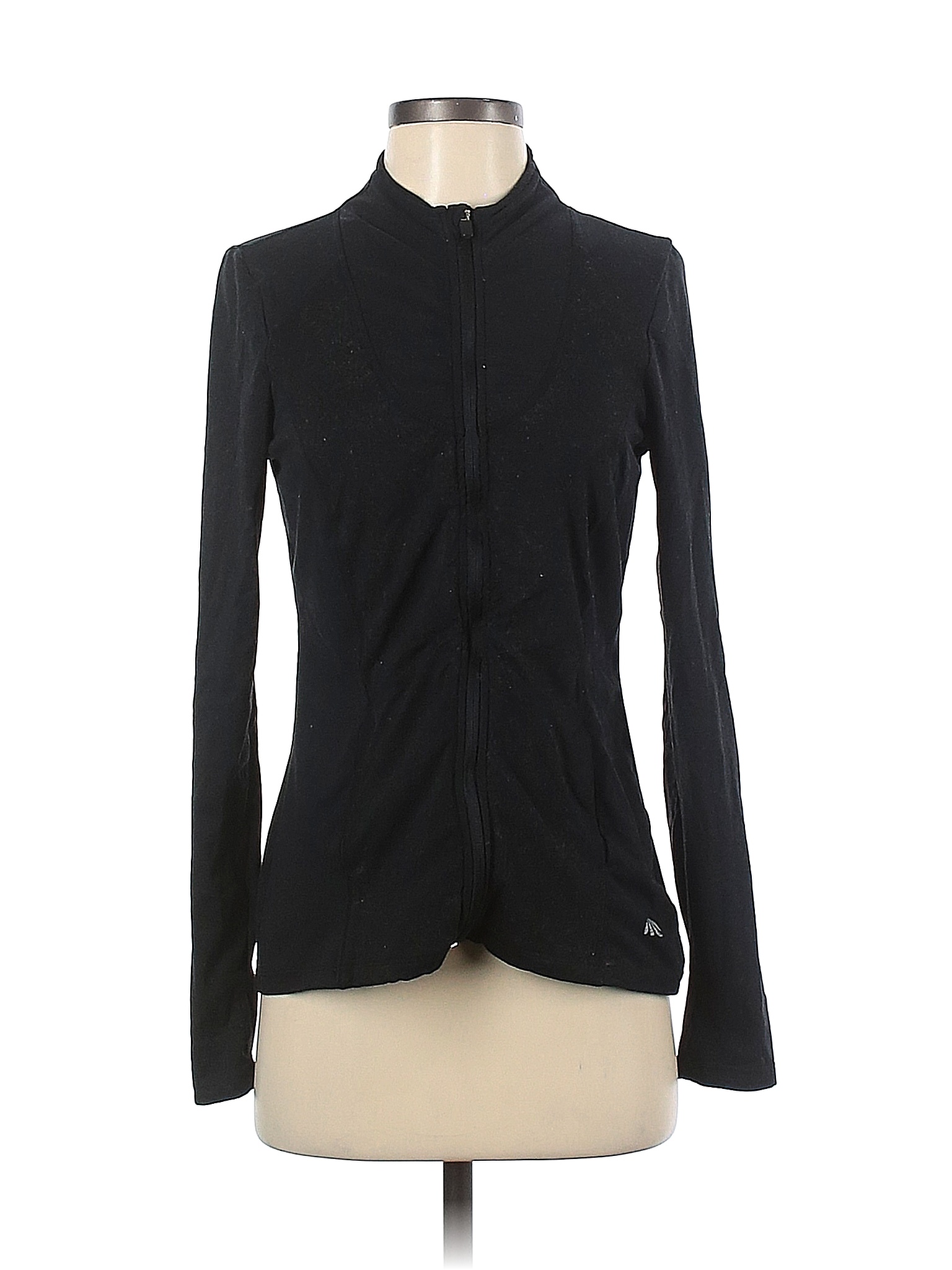 Marika Tek Solid Black Track Jacket Size S - 72% off | thredUP