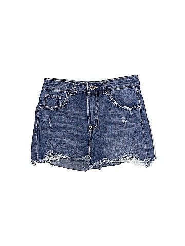 Blue Savvy Denim Shorts (view 1)