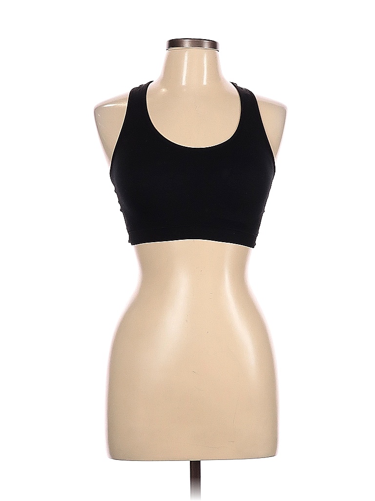 Jockey Solid Black Sports Bra Size L 62 off thredUP