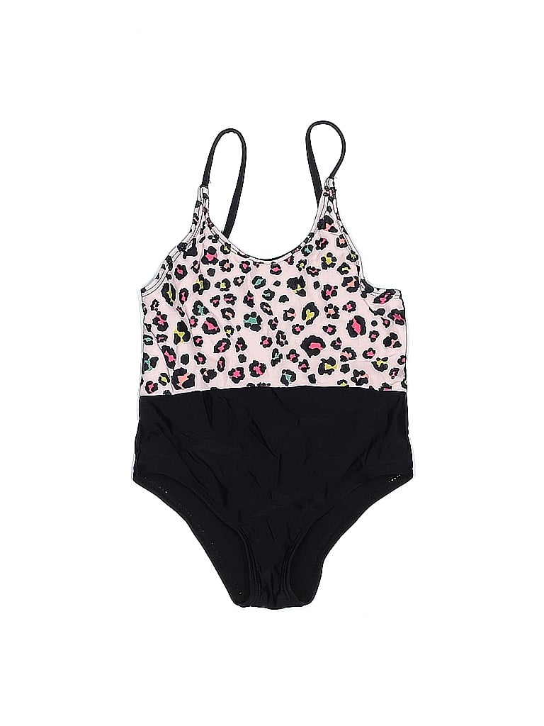 Pre-owned Shein Kids' One Piece Swimsuit In Black