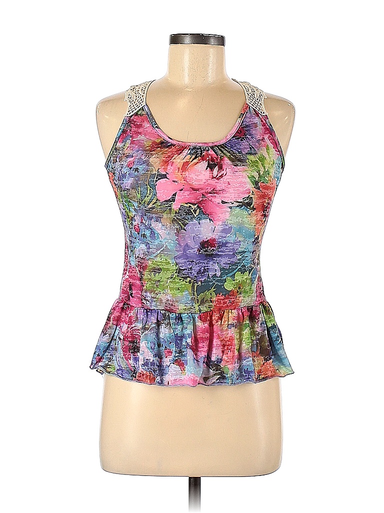 Robe Mini Sans Manches DELiA*s à Dos Nu Et Imprimé Floral - Taille 9, Neuve Sans étiquette
