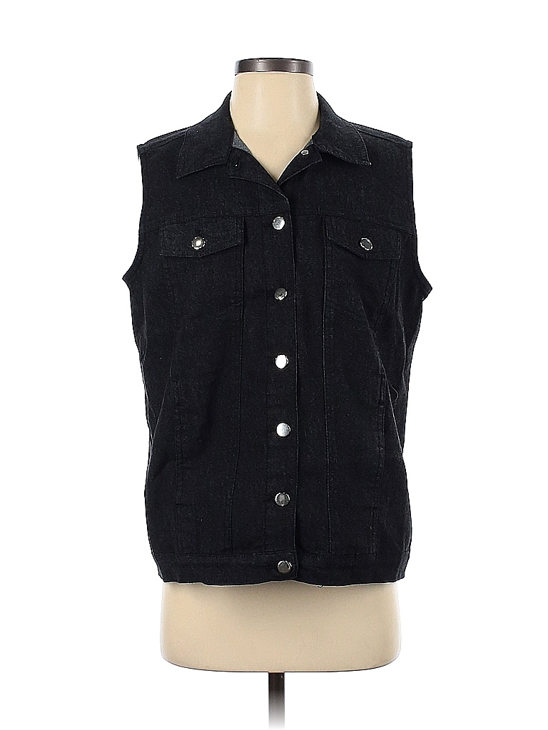 Blair Solid Black Vest Size S - 71% off | thredUP