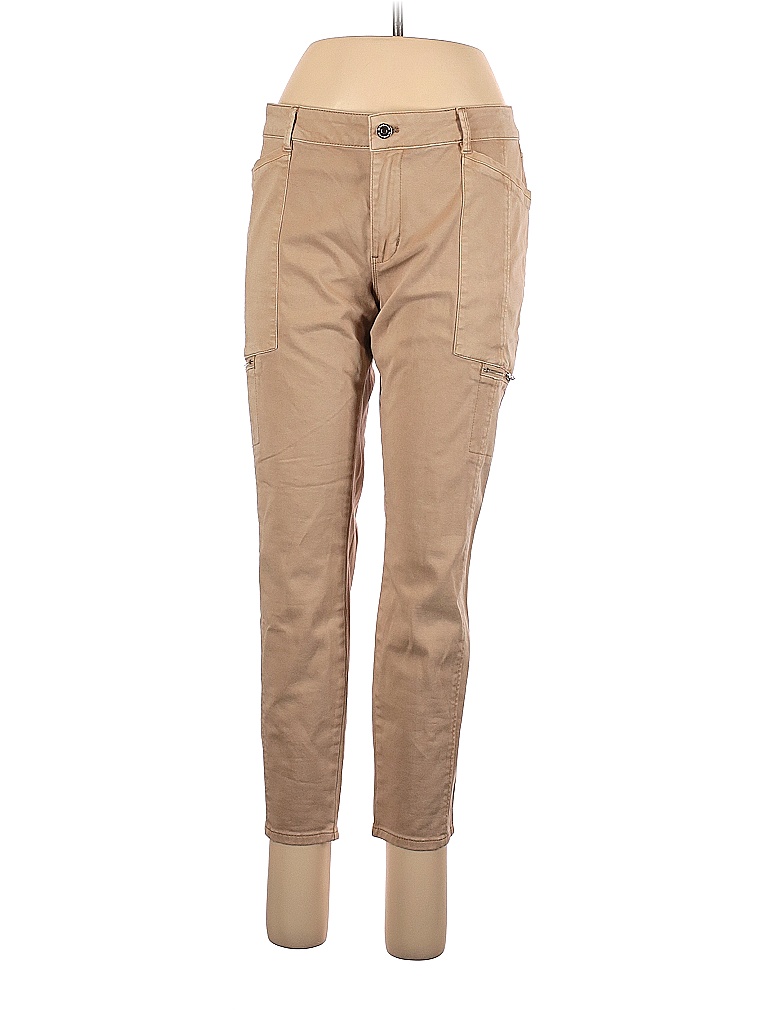 White House Black Market Solid Brown Tan Cargo Pants Size 12 70 off