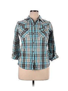 Delia's 3/4 Sleeve Button-Down Shirt (view 1)
