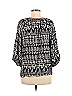Bellezza Black 3/4 Sleeve Blouse Size M - photo 2
