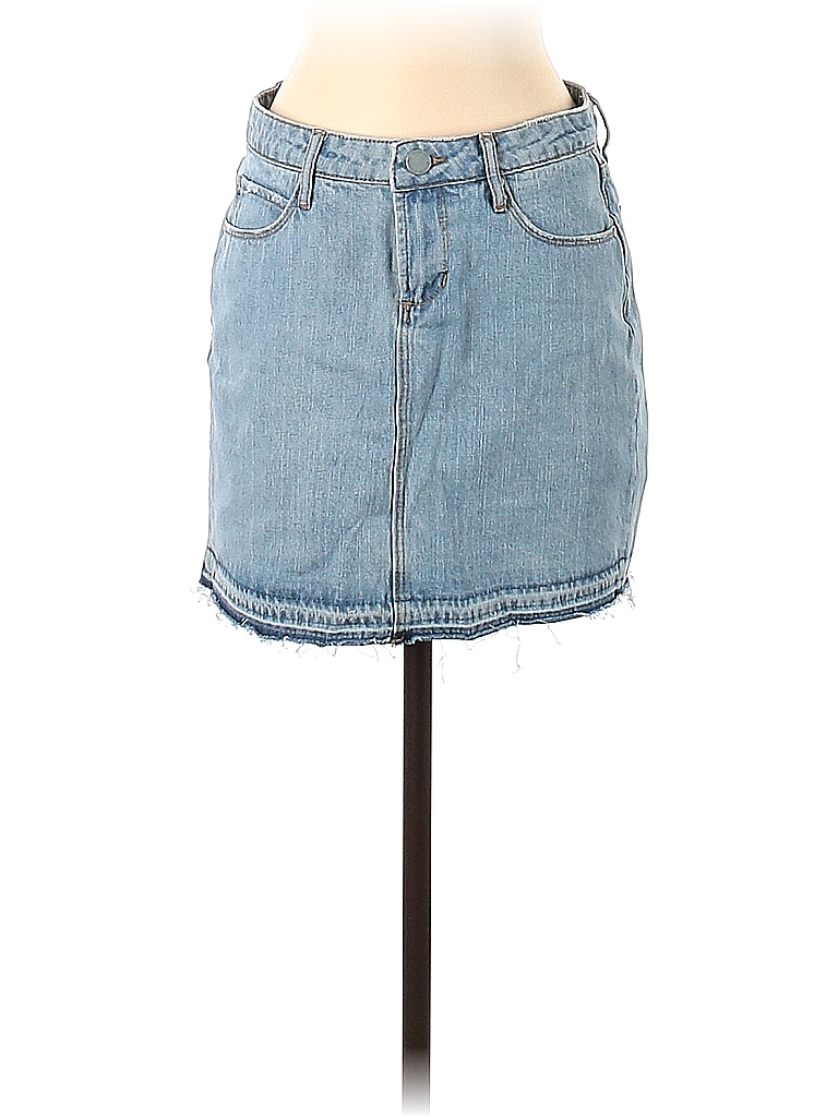 Articles of Society 100% Cotton Blue Denim Skirt Size 26 waist - photo 1