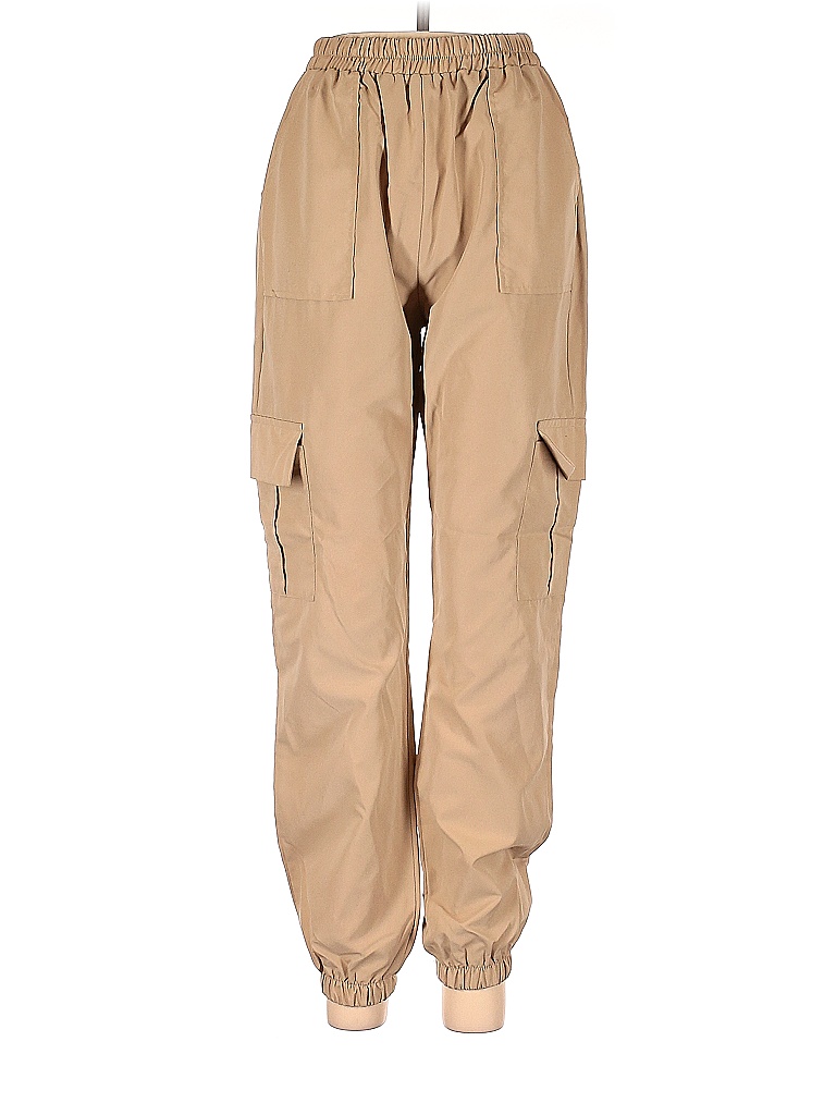 Shein Solid Tan Cargo Pants Size S 50 off thredUP