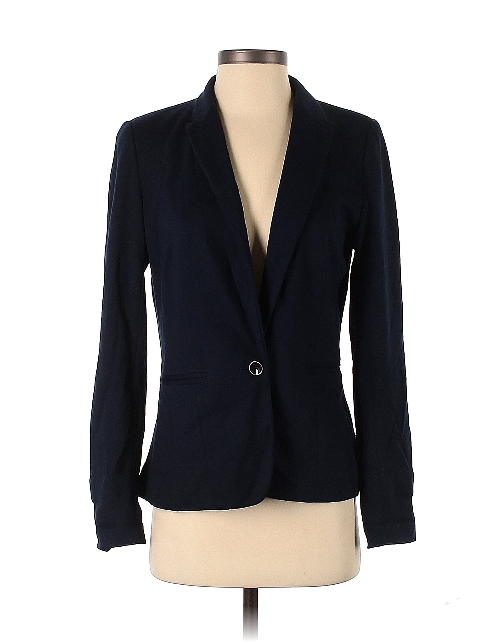 Jcpenney Solid Black Blue Blazer Size S - 73% off | thredUP