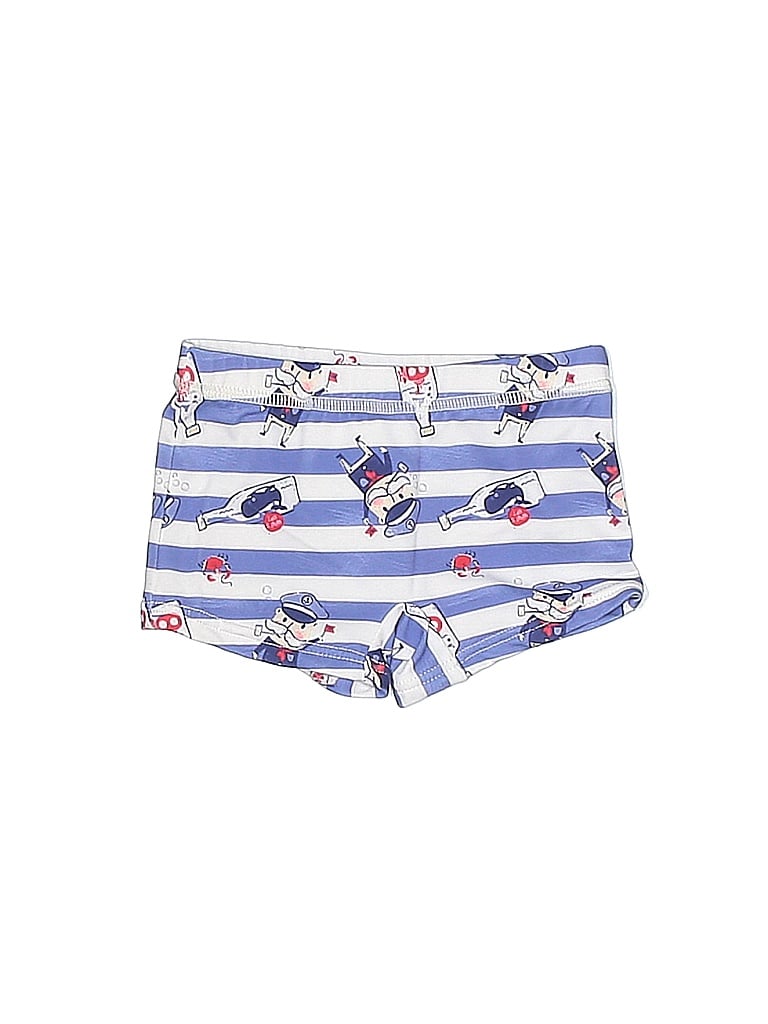 Original Marines Stripes Blue Board Shorts Size 6-9 mo - photo 1
