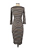 PREMISE Stripes Black Casual Dress Size XS - photo 2