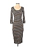 PREMISE Stripes Black Casual Dress Size XS - photo 1