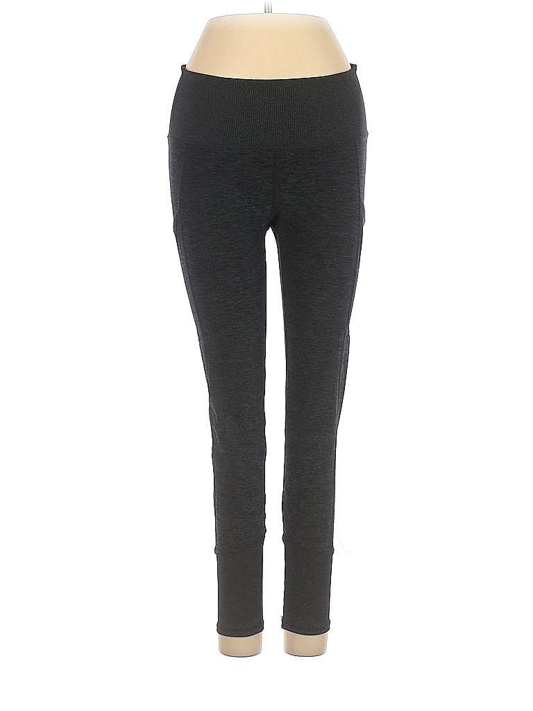 KIRKLAND Signature Solid Black Gray Leggings Size S - 46% off | thredUP