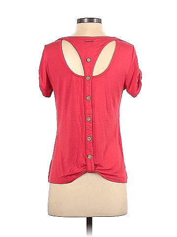 Mia Melon Short Sleeve Blouse (view 2)