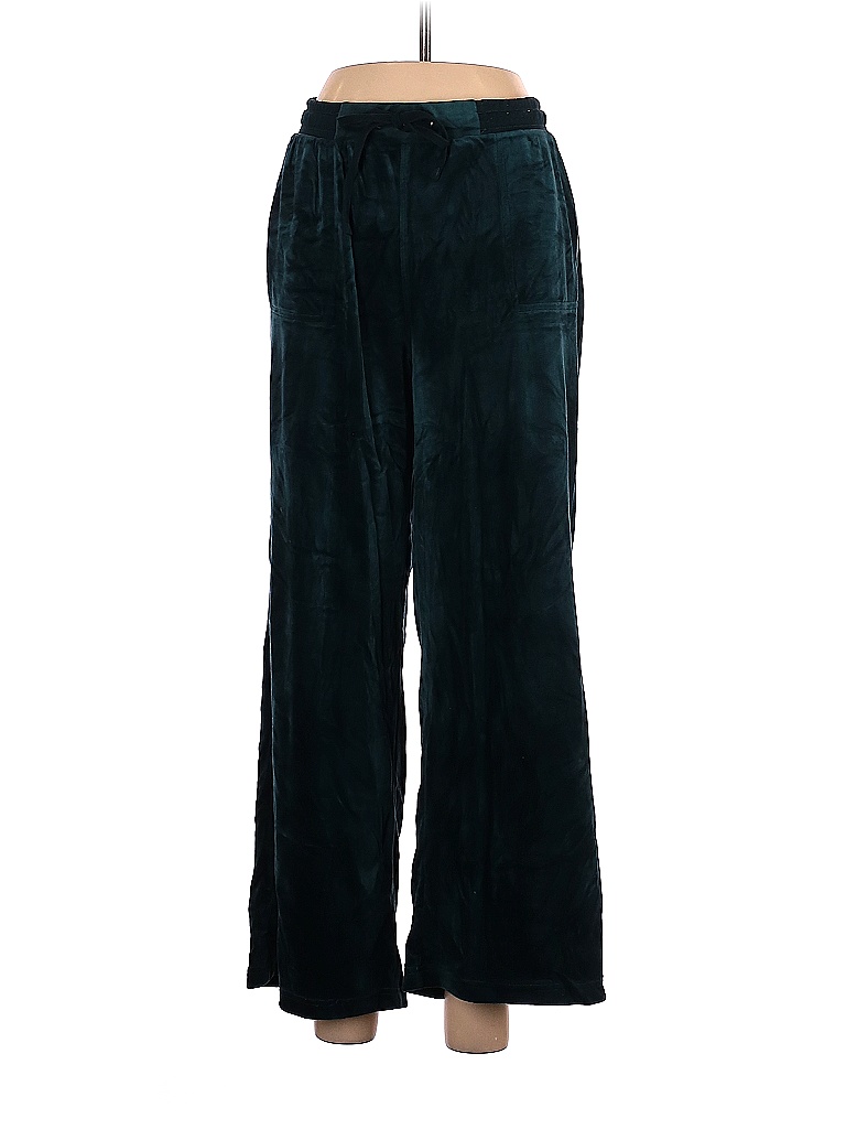 Jane and Delancey Solid Teal Velour Pants Size M - 63% off | thredUP