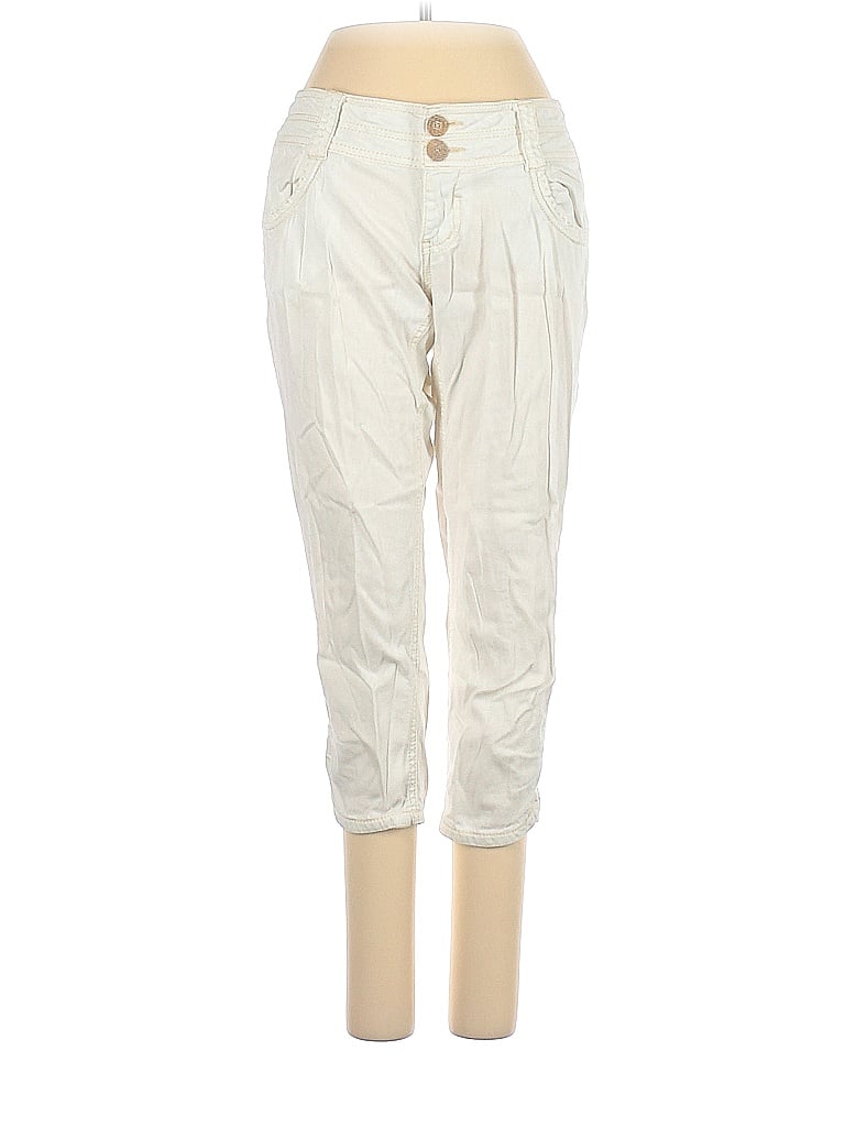 Candie's Solid Ivory Khakis Size 3 - photo 1