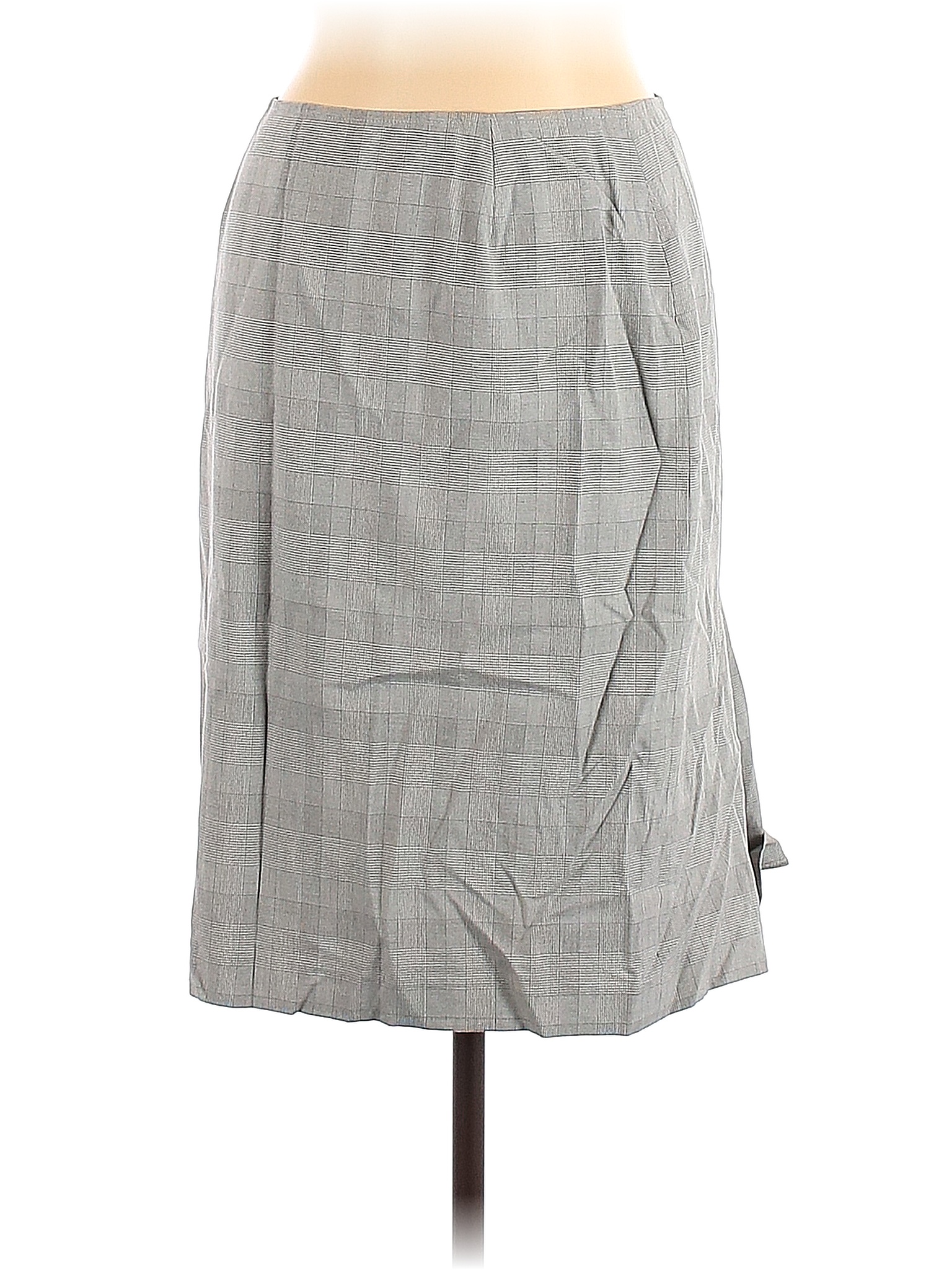 Jupe Casual Corner Neuve Avec étiquette, Taille 2, 100% Soie, Imprimé Animalier, Fabriquée En Italie