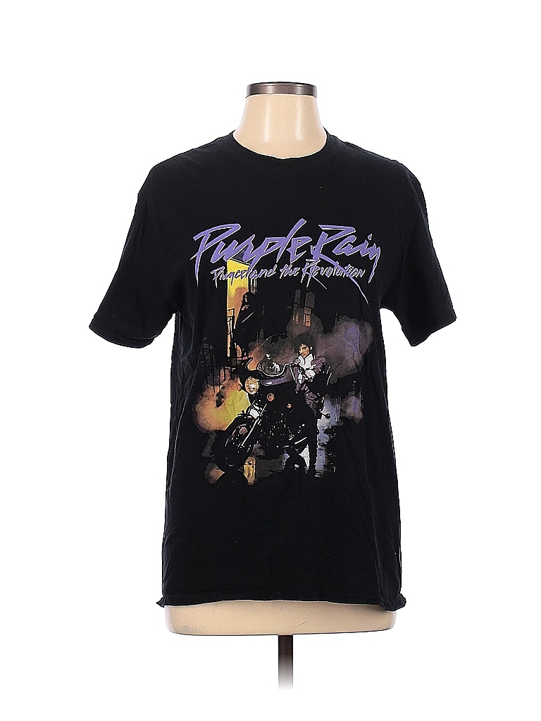 Prince 100% Cotton Graphic Solid Black Short Sleeve T-Shirt Size L - 56%  off | thredUP