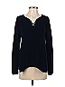 525 America 100% Cotton Solid Black Blue Pullover Sweater Size S - photo 1