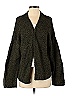 Double Zero 100% Polyester Green Cardigan Size S - photo 1