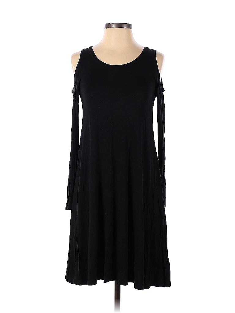 The Vanity Room Black Casual Dress Size XS - photo 1