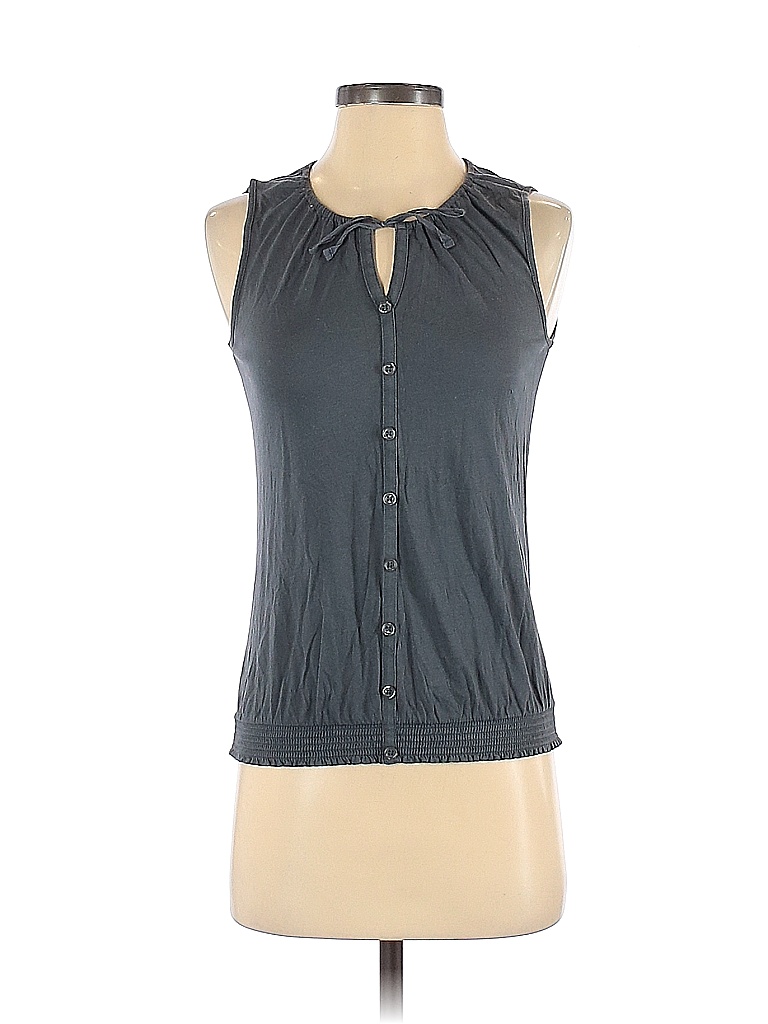 Ann Taylor LOFT Solid Gray Sleeveless Top Size XXS (Petite) - 81% off ...