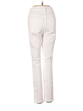 Madewell 10" High-Rise Skinny Jeans in Pure White: Step-Hem Edition (view 2)