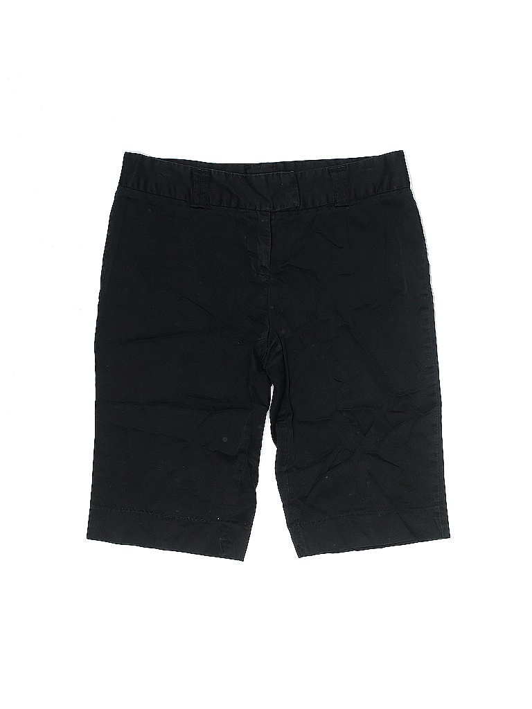 The Limited Solid Colored Black Khaki Shorts Size 10 79 off thredUP