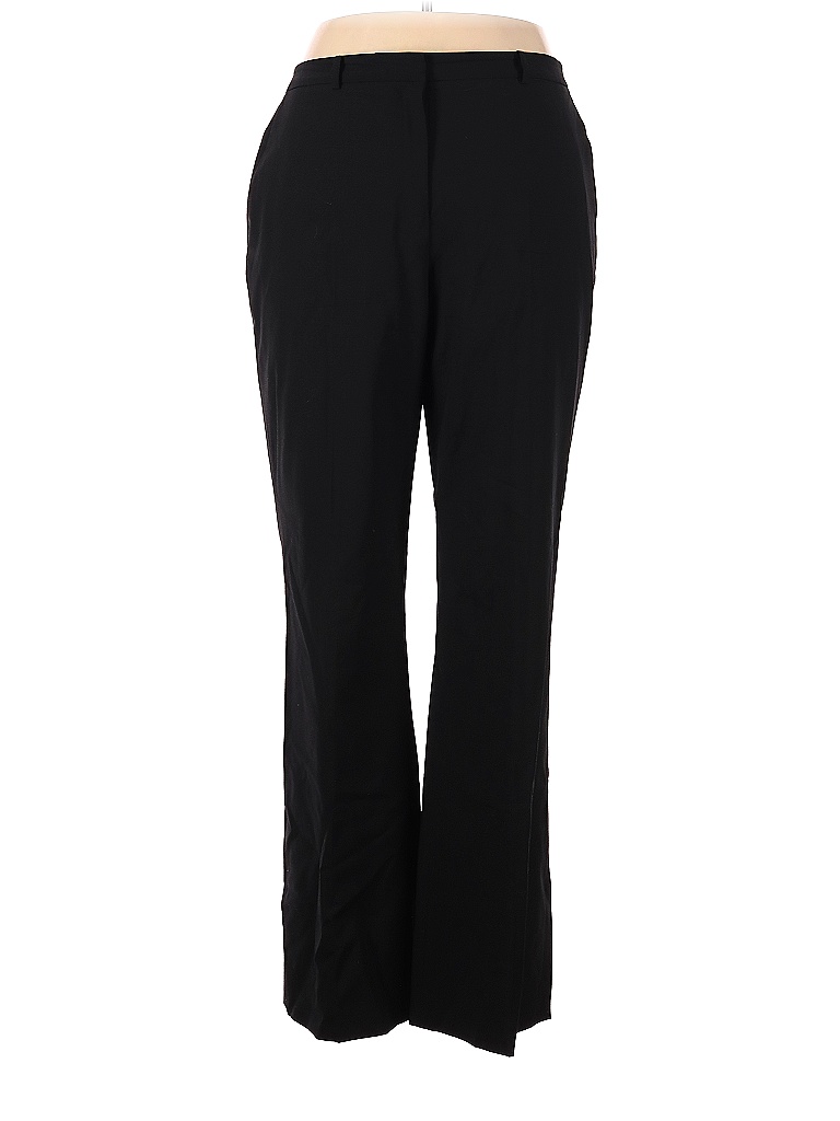 Casual Corner Solid Black Dress Pants Size 14 71 off thredUP