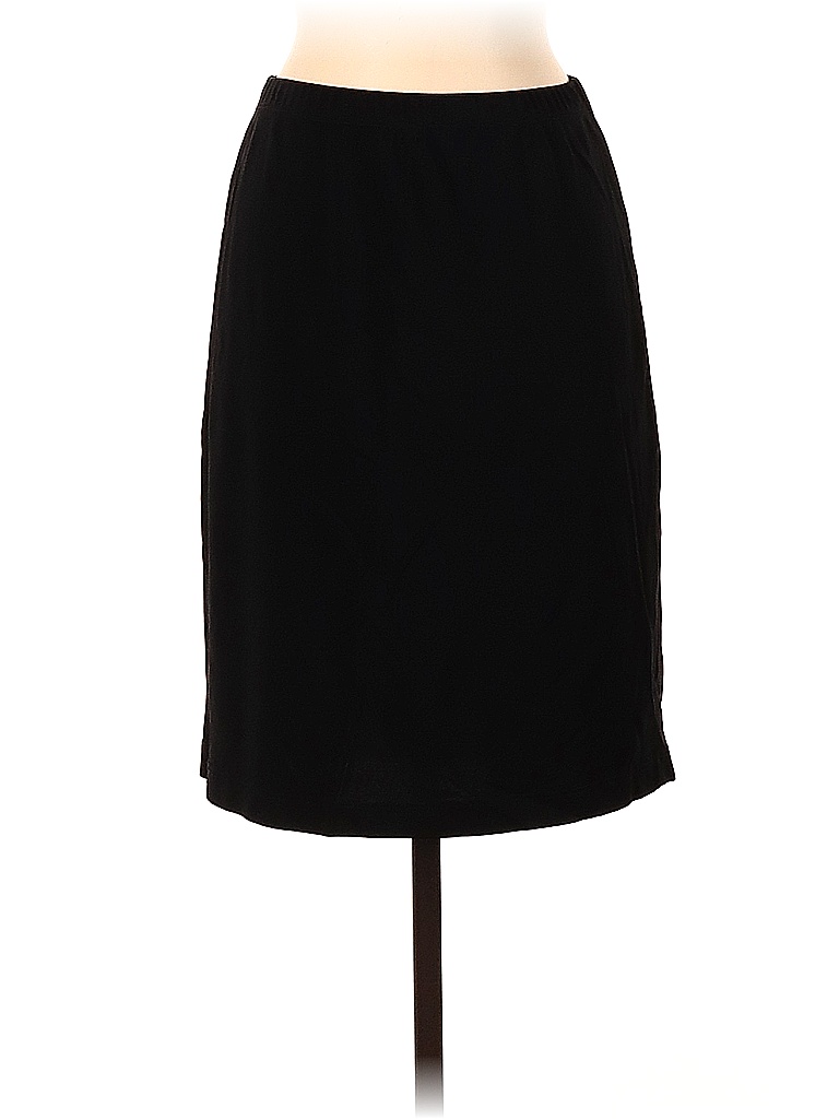 Casual Corner Solid Black Casual Skirt Size S 68 off thredUP