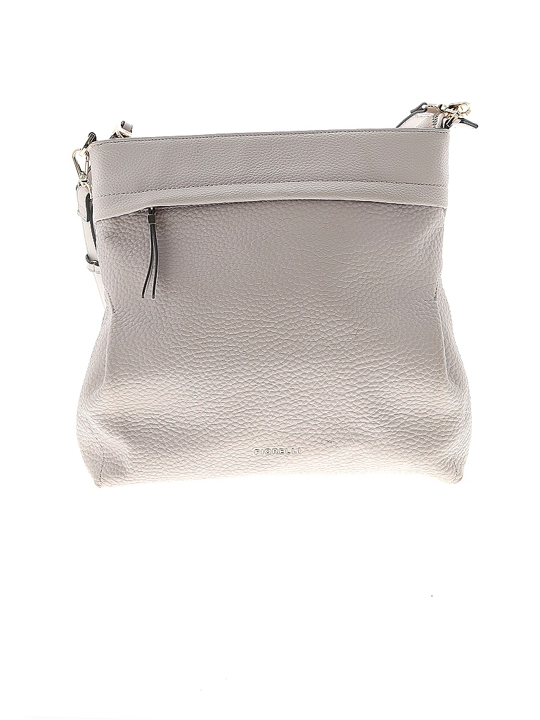 Fiorelli 100 Polyurethane Solid Gray Crossbody Bag One Size 70 off