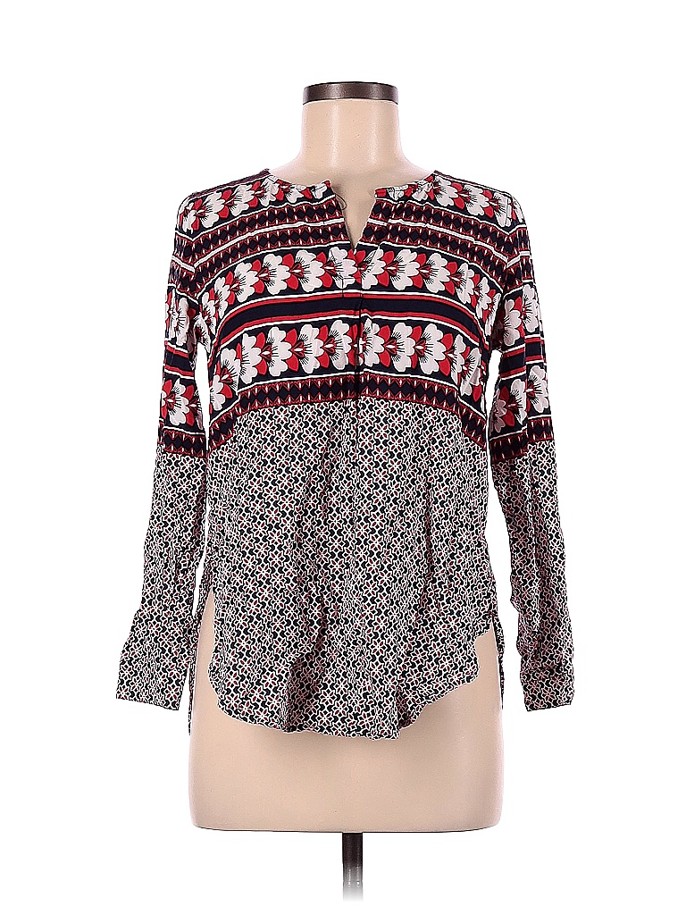 The Ivy V-Neck Blouse in Red Tartan main image 1