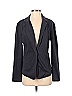 Caslon 100% Cotton Black Gray Blazer Size 1 - photo 1