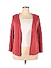 Unbranded Color Block Solid Red Orange Cardigan Size XXL - photo 1