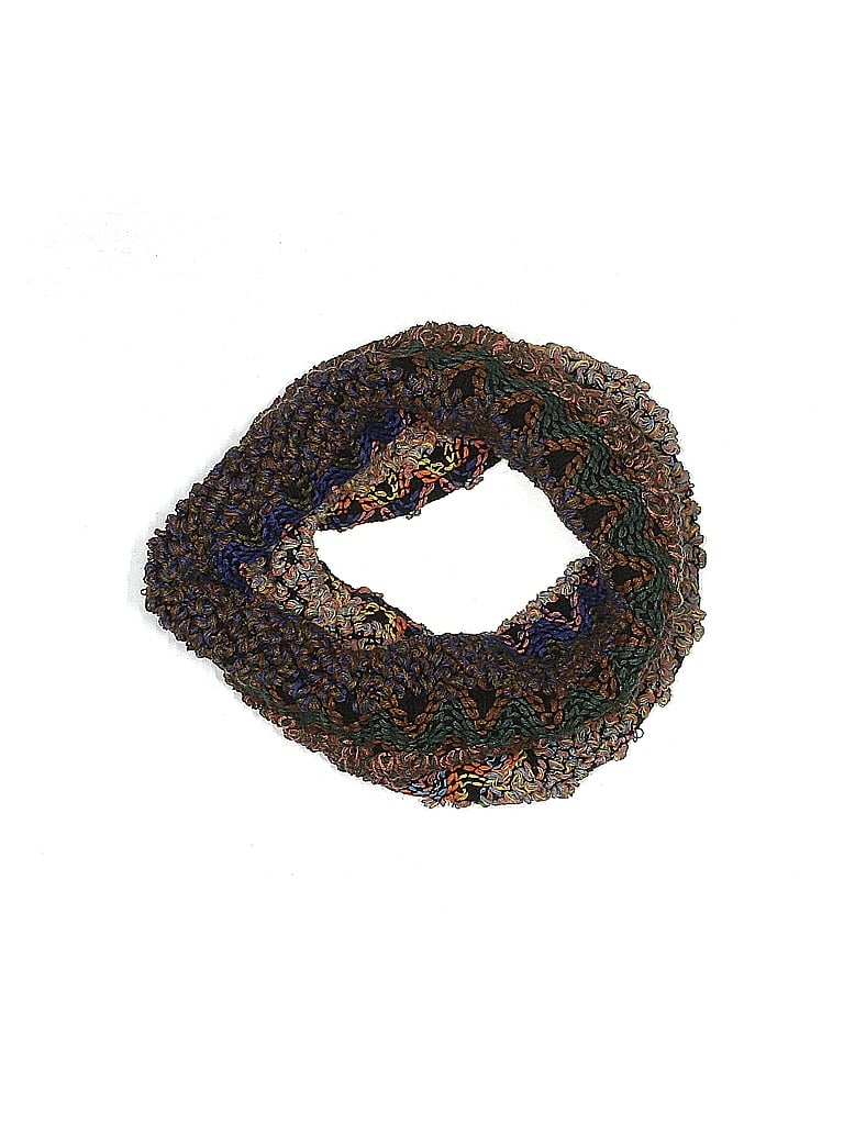 Assorted Brands 100% Acrylic Paisley Tweed Brown Purple Scarf One size - photo 1