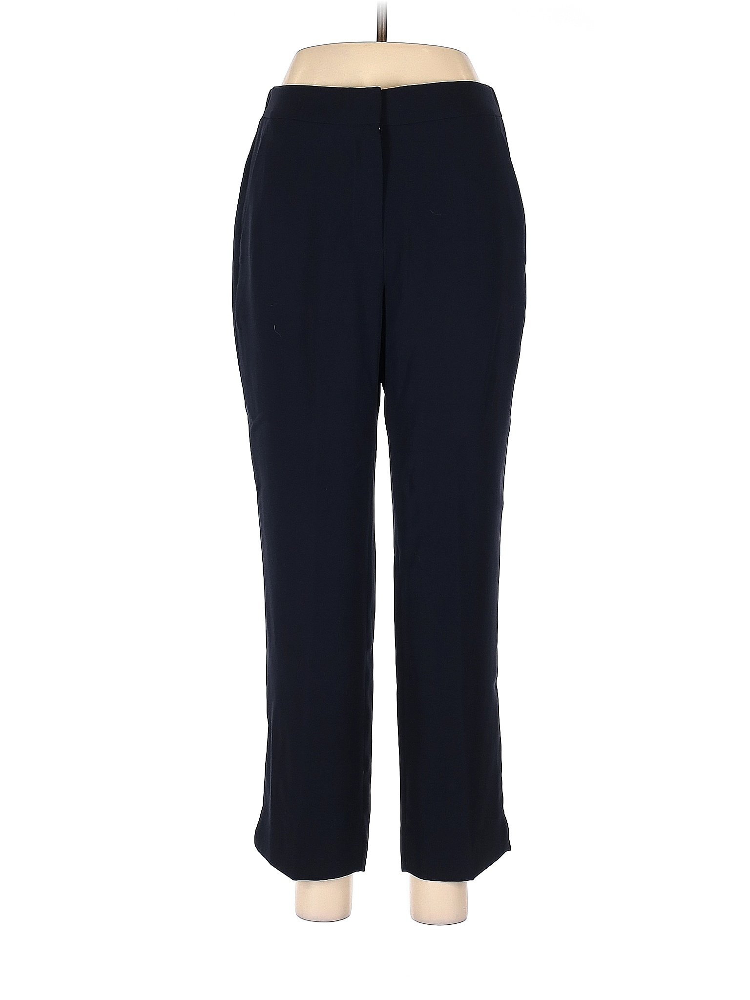 J.Crew 100% Polyester Solid Blue Black Dress Pants Size 6 - 86% off ...