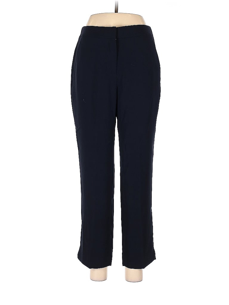 J.Crew 100% Polyester Solid Blue Black Dress Pants Size 6 - 86% off ...