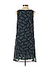 Max Studio 100% Polyester Paisley Graphic Teal Blue Casual Dress Size XS - photo 2
