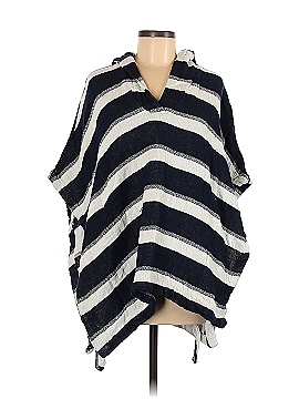 Solid & Striped Poncho (view 1)