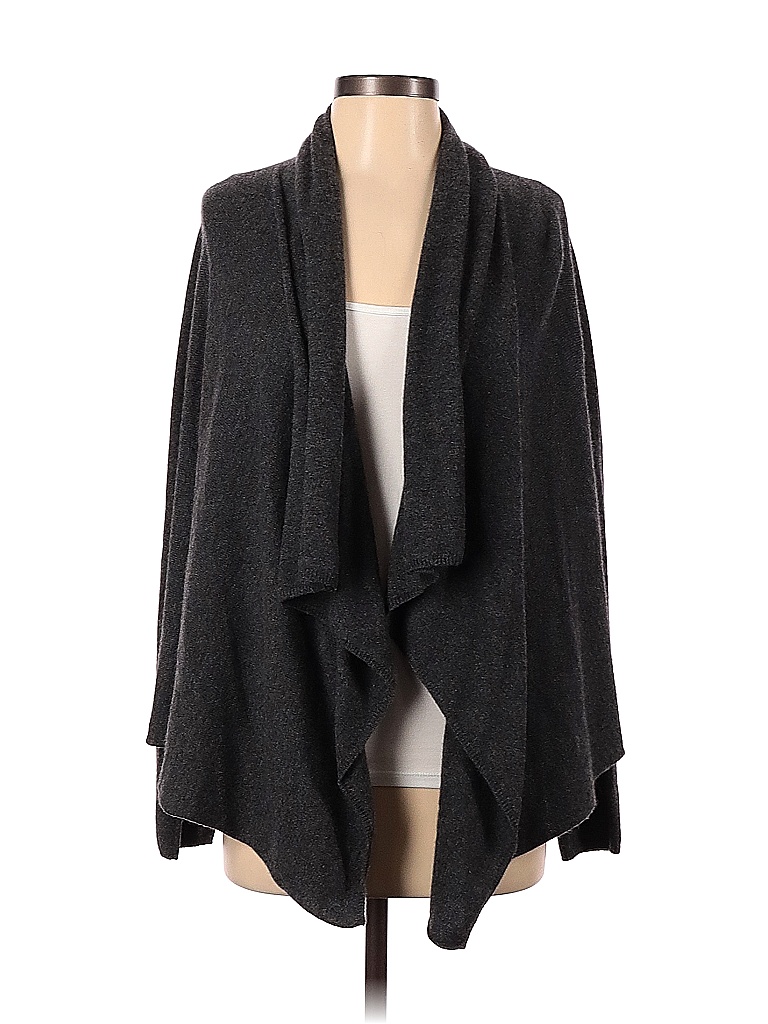 Lord & Taylor 100% Cashmere Color Block Solid Black Gray Cashmere ...